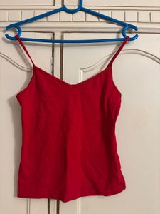 Red Spaghetti Strap Top