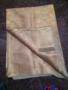 Pure Kanchipuram Silk Saree New Pista Green