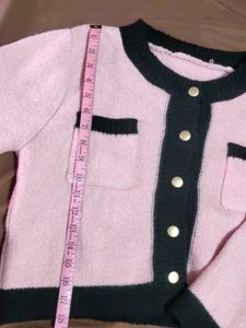 Combo-Sweater+Quilted Kitten-Heeled Sandals