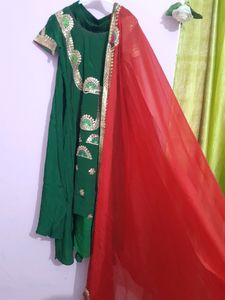 Updwon  Frok Kurti With Garara