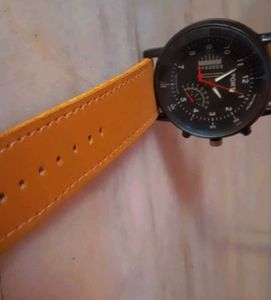 Orange Band Watch
