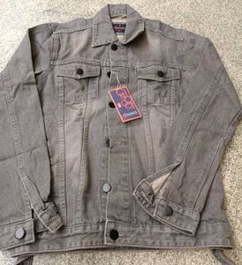 Cinocci Gray Denim Jacket