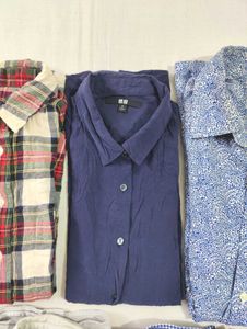 6 Uniqlo Men Shirts Combo