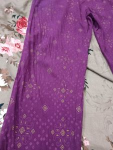 Purple  Kurta Set🫶