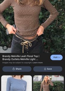 brandy melville dupe floral top