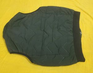 Stylish Olive Green Sleeveless Jacket