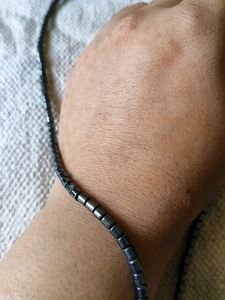 Hematite Cube Necklace