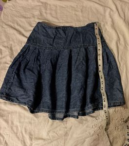 Cute Denim Mini Skirt