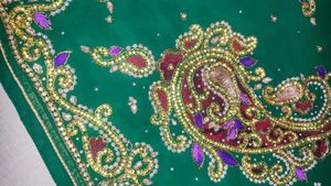 Stone Work Party Wear Saree