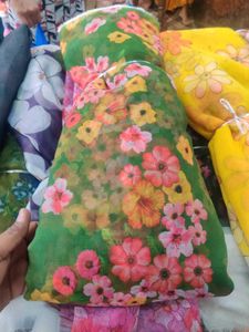 Digital Print Organza Fabric