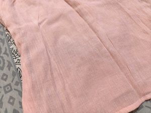 Zink London Women Peach Ruffle Strappy Casual Top