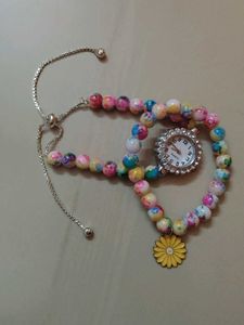 Beaded Bracelet Watch