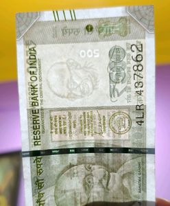 786🍀Serial Number 500 Rupees Note Crisp Condition