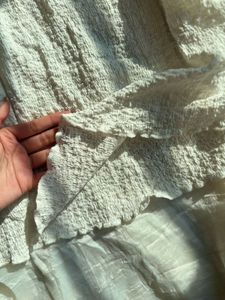 Ivory Ruffle Detail Top