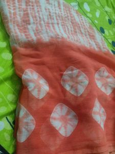 Peach Colour Saree 🍑