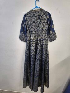 Elegant Blue Ethnic Gown