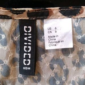 H&amp;M Leopard Print Top