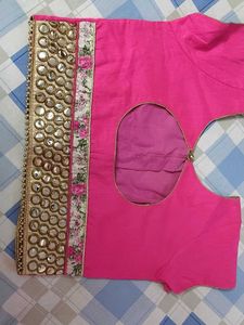 Beautiful Boatneck Designer Blouse