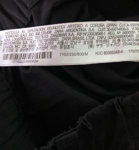 Extra Wide Leg Black Pants-ZARA (Brand New