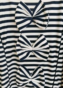 Striped Ribbon Dress 🎀