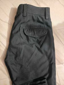 Dark black Straight Leg Pants