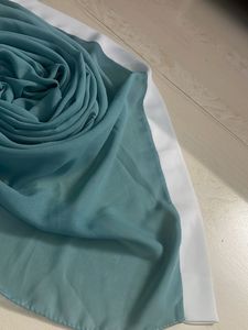 Sea Green Chiffon Stole