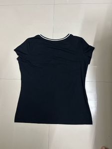 Black V-Neck Tee