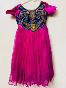 Pink & Blue Girls Dress🩷