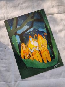 Handmade Painting Of Sri Ram Parivar🙏