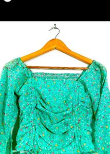 Floral Print Long Sleeve Top