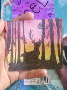 Handmade Art Coasters (Set of 3)