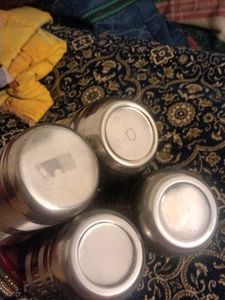 Steel glasses - Set of 4