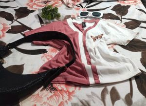 Butterfly Print Top