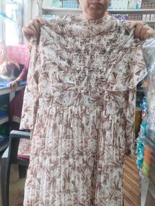 Floral Print Pleated Dress🎀