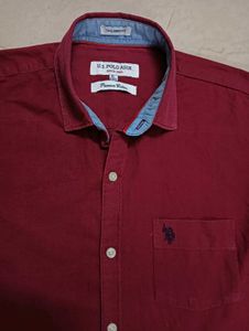 US Polo Assn. Maroon Shirt