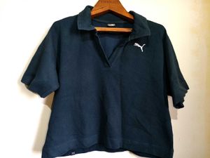 L/ XL Chest 38-42 inches Puma Cropped Polo Shirt