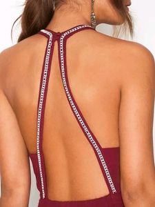 Burgundy Gown