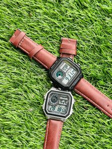 CASIO PREMIUM QUALITY MENS LEATHER WATCH @SALE
