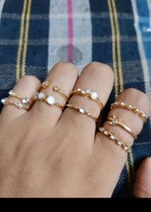 Gold Stacking Ring Set