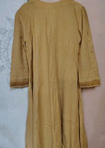 Nude color kurta 2