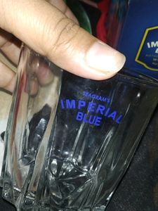 Seagram&#39;s Imperial Blue Whisky Glass