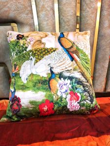 Peacock Cushion Cover Set of 3