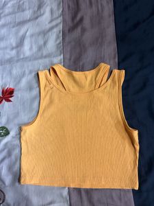 Orange Crop Top