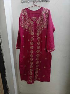 Elegant Embroidered Kurta