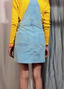 Denim Overall Dress