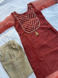 Boutique Piece Organza Suit Set