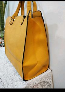 Vintage Mustard Yellow Tote Bag✨