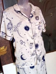 Celestial Print Pajama Set 🌛🌟🌠