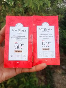 Combo Pack Of 2 ❤️ Dot & Key Tinted Sunscreen 🌞
