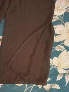 Wide Leg Brown Pants